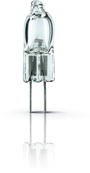 Philips Speziallampe 5761 30W G4 6V Halogenlampe Frontansicht
