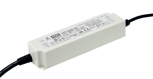 Schaltnetzteil Mean Well Frontansicht dimmbar 12V 5A