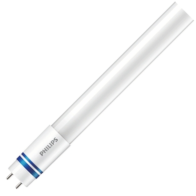 Philips LED-Lampe MASTER LEDtube HF 1200mm HO 14W 830 2000lm T8 InstantFit EVG Frontansicht