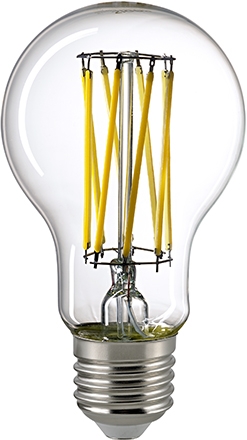 Sigor LED-Lampe E27 7,2W 3000K Frontansicht