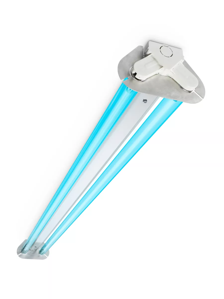 Philips LED-Leuchte TMS030 2xT8 36W/TUV HFP Frontansicht