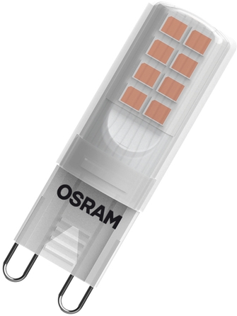 LED-Lampe LEDPIN28 G9 mit warmweißem Licht in Frontansicht