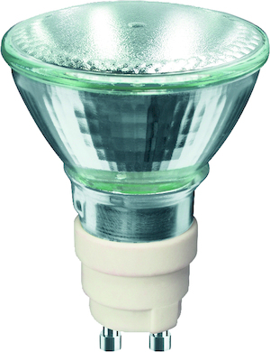 Philips Entladungslampe CDM-Rm Mini 20W 830 GX10 MR16 25D Frontansicht