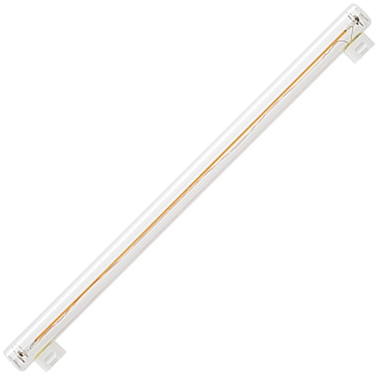 Sigor LED-Lampe 5W Linienlampe Glas klar Frontansicht