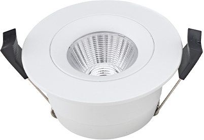 Sigor Downlight Einbauleuchte weiß 8W 3000K Frontansicht
