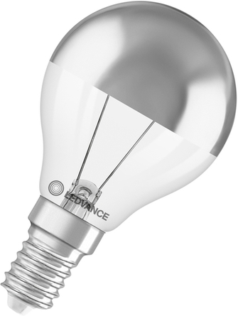 LED-Lampe E14 mit dimmbarem Licht, Frontansicht
