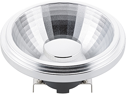Sigor LED-Lampe 12W AR111 Argent G53 800lm 2700K 19° dim Frontansicht