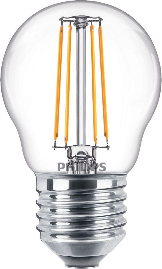 Philips LED-Lampe CorePro in Frontansicht, 40W, E27 Fassung