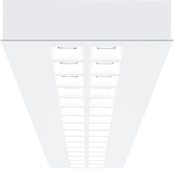 LED-Panel MIRL NIV für Büros und Schulen Frontansicht