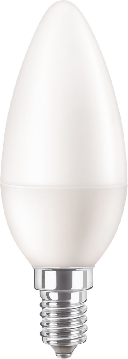 Philips LED-Lampe CorePro candle ND 7-60W E14 827 B38 FR Frontansicht
