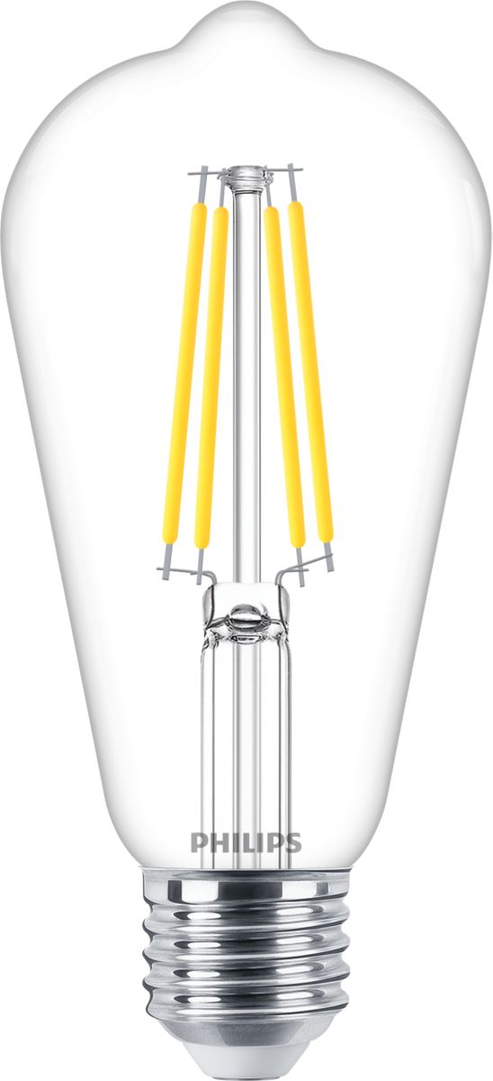 Philips LED-Lampe E27 60W Frontansicht