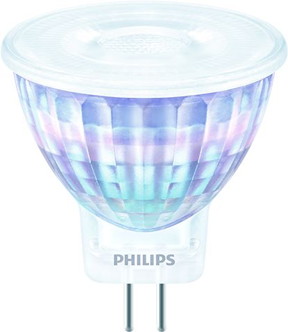 Philips LED-Lampe CorePro LED spot 2.3-20W 827 MR11 36D Frontansicht
