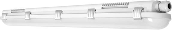 LED-Leuchte DP 1200 32W 830 IP65 GY Frontansicht