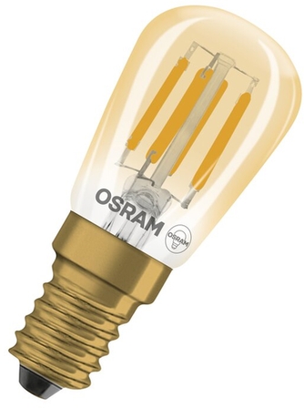 Ledvance LED-Lampe Vintage 1906 T26 25 Filament DIM 2.8W 822 Gold E14 Frontansicht