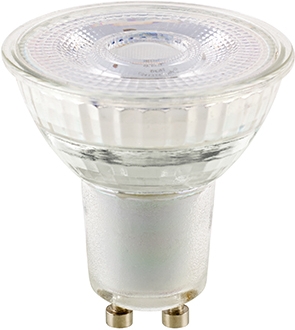 Sigor LED-Lampe 4.7W GU10 3000K 36° Frontansicht