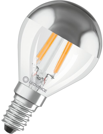 LED-Glühbirne E14 4W warmweißes Licht Frontansicht