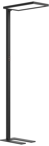 Dotlux LED-Stehleuchte ROOFbutler 80W 4000K dimmbar schwarz Frontansicht