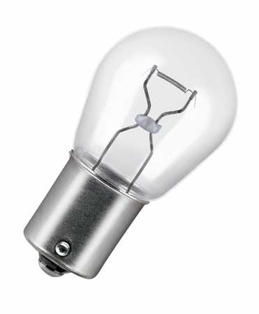 Osram Speziallampe 21W 12V BA15S Frontansicht Produktfoto