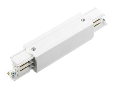Nordic Aluminium Stromschienensystem XTS 14-3 Mitteleinspeisung weiß Frontansicht