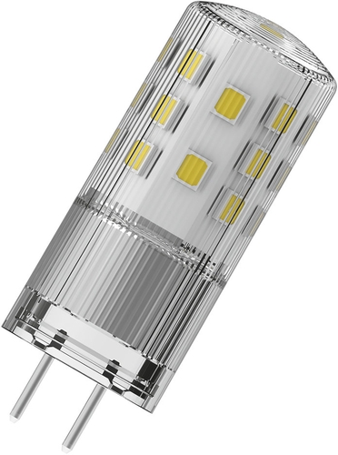 LED-Lampe LEDPIN40D CL 4,5W/827 12V GY6.35 Frontansicht
