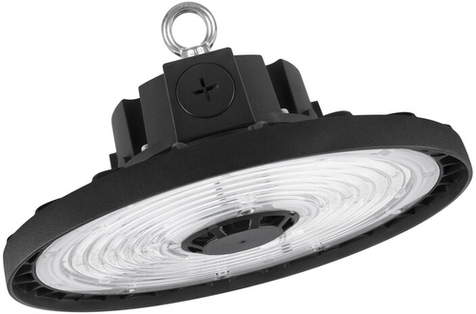 LED-Hochdruckstrahler für Außenbereich, IP66 geschützt, Frontansicht