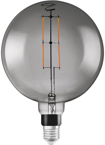 LED-Spot mit warmweißem Licht in Frontansicht