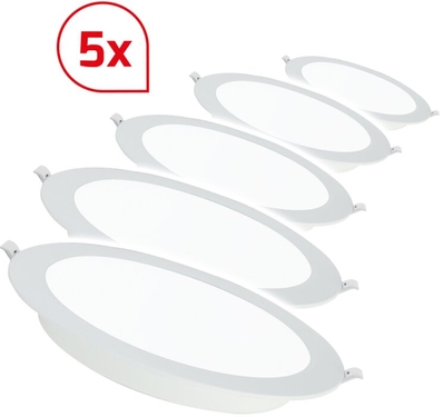 LED-Downlight CIRCLEflat 6W 4000K Frontansicht