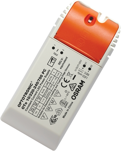 Osram LED Netzteil OTE 10 für 220-240V, Frontansicht
