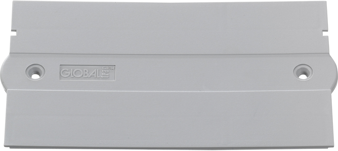 Nordic Aluminium Stromschienensystem XTSF 10-1 Abdeckplatte Alu/Grau Frontansicht