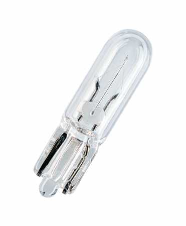 Osram 1,2W 12V Halogenlampe W2X4,6DLFBLI2DKOS im Blister, Frontansicht