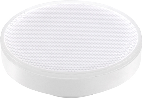 Sigor LED-Lampe 4,5W GX53 in Frontansicht, warmweißes Licht