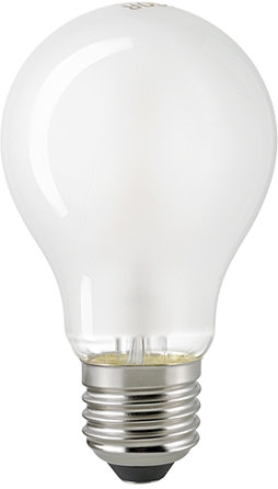 Sigor LED-Lampe 11W E27 Frontansicht mattes Filament