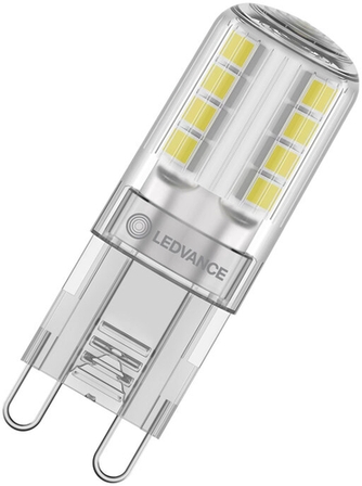 Ledvance LED PIN30 2.6W G9 Glühbirne Frontansicht