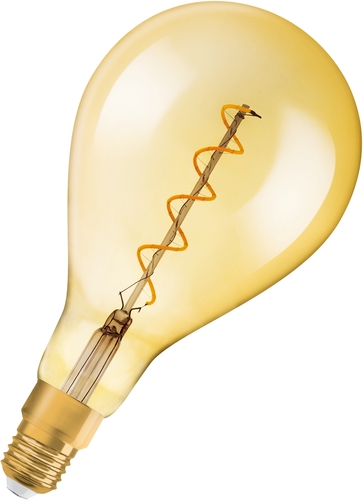 LED-Lampe E27 5W warmweiß 2700K Frontansicht