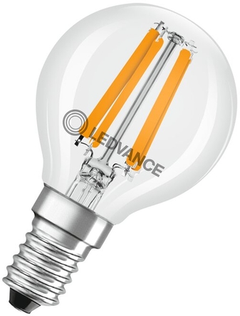 LED-Lampe E14 mit dimmbarer Funktion in Frontansicht