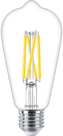 Philips LED-Lampe E27 60W Frontansicht
