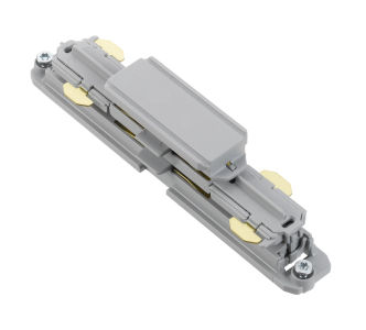 Nordic Aluminium Linearverbinder für Stromschienensystem XTSC 621-1 in Grau Frontansicht