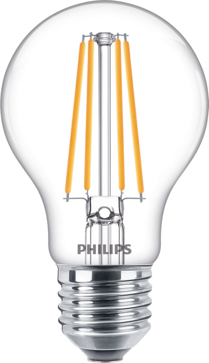 Philips LED-Lampe CorePro LEDBulbND 8.5-75W E27 A60 827CLG Frontansicht