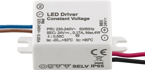 Sigor LED Netzteil Powerline Treiber Micro 4W 24VDC Frontansicht