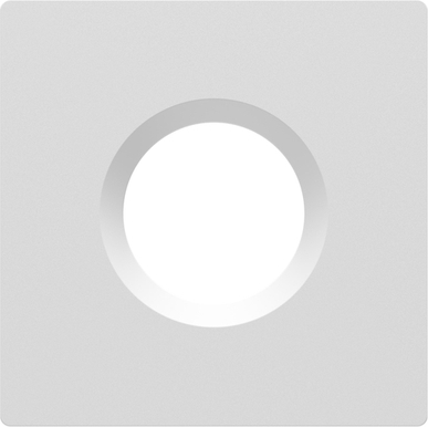LED-Ringlicht IP65 für Außenbereich, quadratische Form, Frontansicht