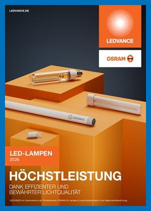 LEDVANCE LED Lampe aus dem Lampenkatalog 2026 Frontansicht