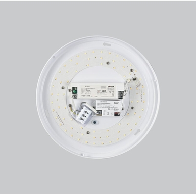 LED-Leuchte Dotlux LUNAexit IP44 18W Frontansicht