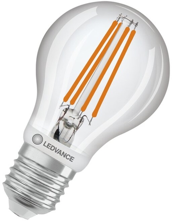 LED-Lampe E27 7.3W warmweiß 2700K Frontansicht
