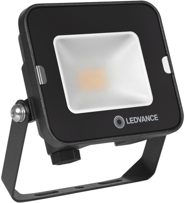 LED-Deckenleuchte FL COMP V 10W865 SYM 100 BK in Schwarz Frontansicht