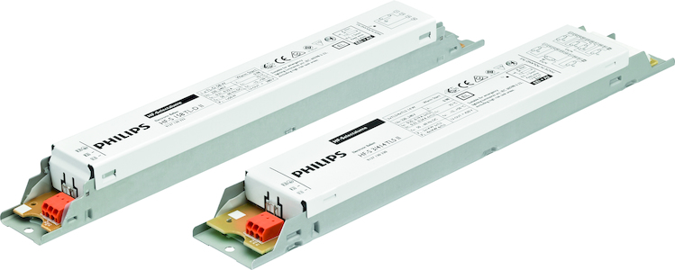 Philips Betriebsgerät HF-S 2 14-35 TL5 HE II für TL5 Leuchtstofflampen Frontansicht