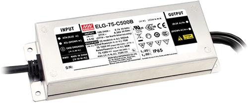 Schaltnetzteil Mean Well IP67 dimmbar Frontansicht