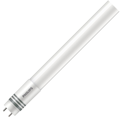 Philips LED-Lampe CorePro LEDtube UN 600mm HO 8W830 T8 Frontansicht