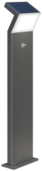 Dotlux LED-Solar-Pollerleuchte FLASHground 100 cm mit Sensor Frontansicht
