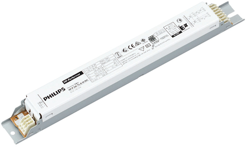 Philips Betriebsgerät HF-P 236 TL-D III Frontansicht LED-Treiber 220-240V