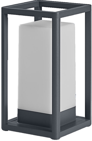 LED-Tischleuchte mit RGBW-Funktion und USB-Anschluss in Frontansicht